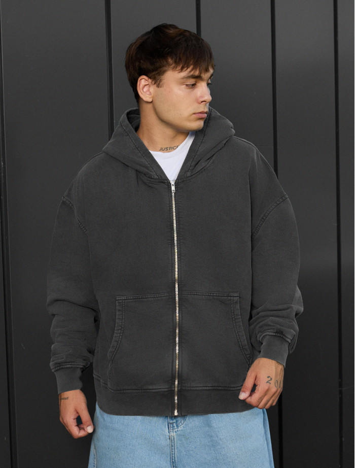 Hanorac Staff va dark gray2 oversize