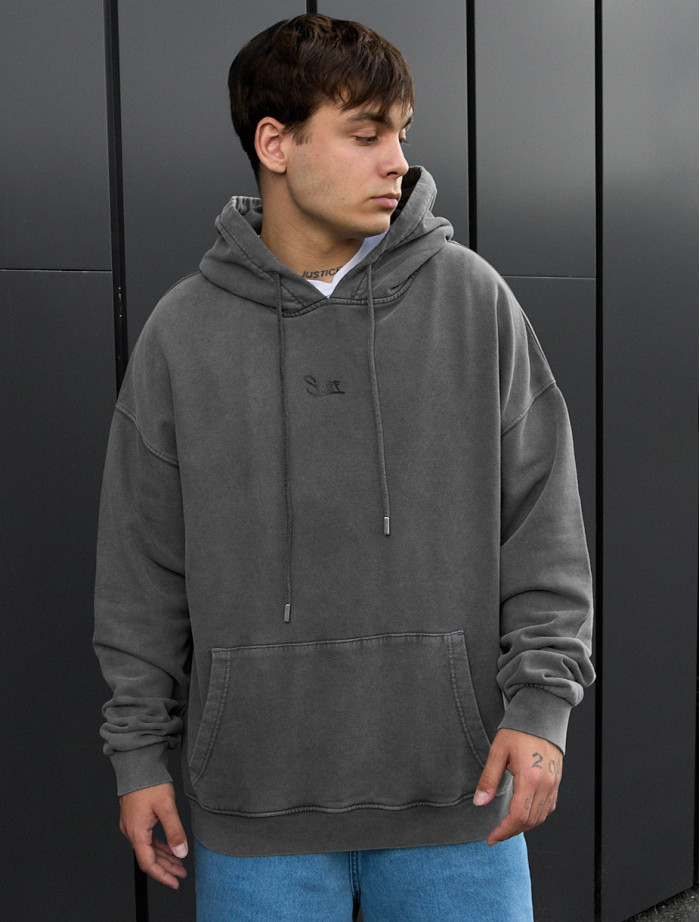 Hanorac Staff gray logo oversize