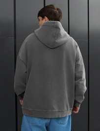 Hanorac Staff gray logo oversize