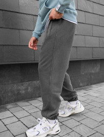 Pantaloni de jogging Staff dio gray oversize
