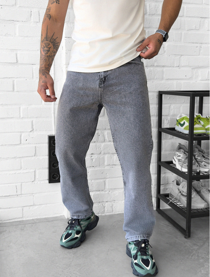 Blugi Staff 5 gray baggy