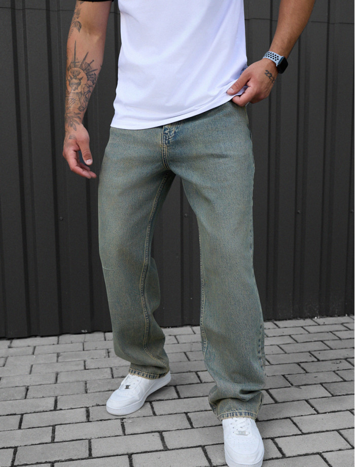 Blugi Staff 5 green blue baggy