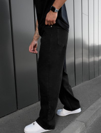 Blugi Staff 7 black baggy