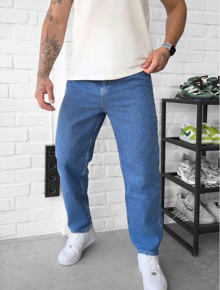 Blugi Staff 15 loose fit blue2