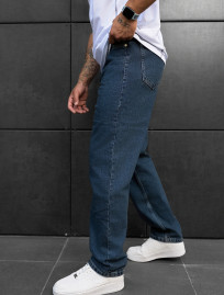 Blugi Staff 3 loose fit dark blue