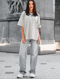 Tricou de damă Staff jo light gray