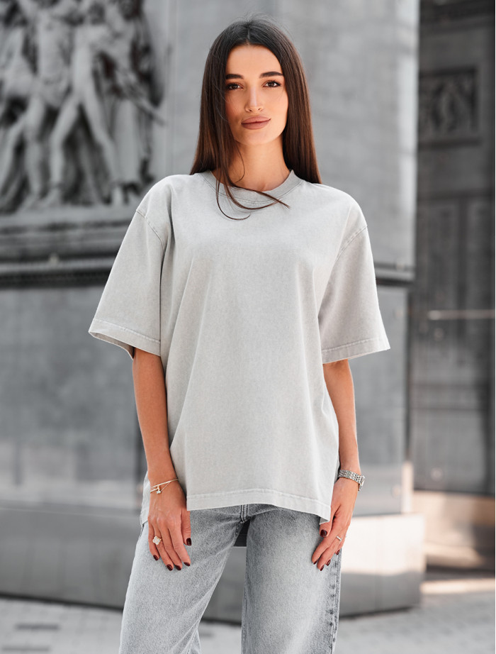 Tricou de damă Staff jo light gray