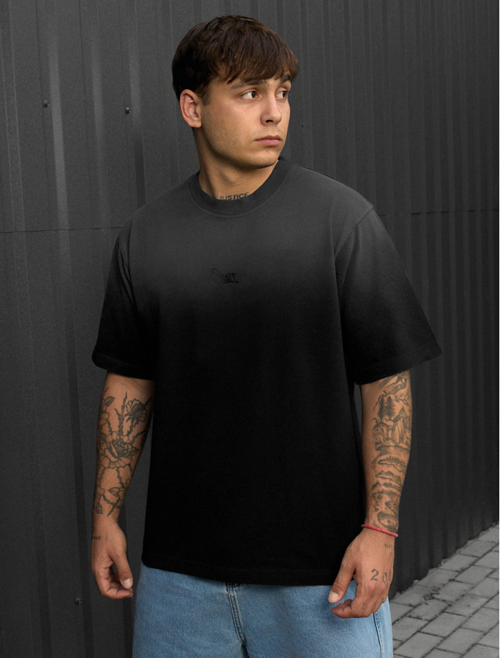 Tricou Staff va1 black logo oversize