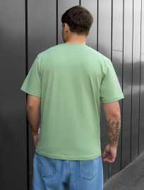 Tricou Staff va1 light green oversize
