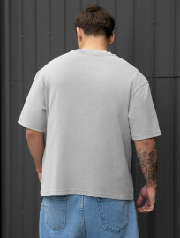 Tricou Staff va2 gray oversize