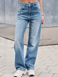 Blugi de damă Staff blue straight