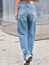 Blugi de damă Staff blue straight