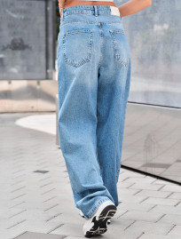 Blugi de damă Staff blue boyfriend