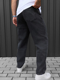 Blugi Staff 923 dark gray regular mom
