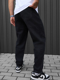 Blugi Staff 923 black regular mom