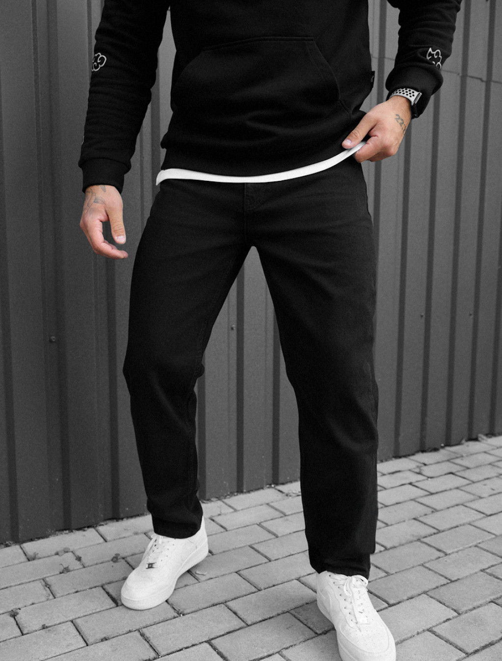 Blugi Staff 75 black slim