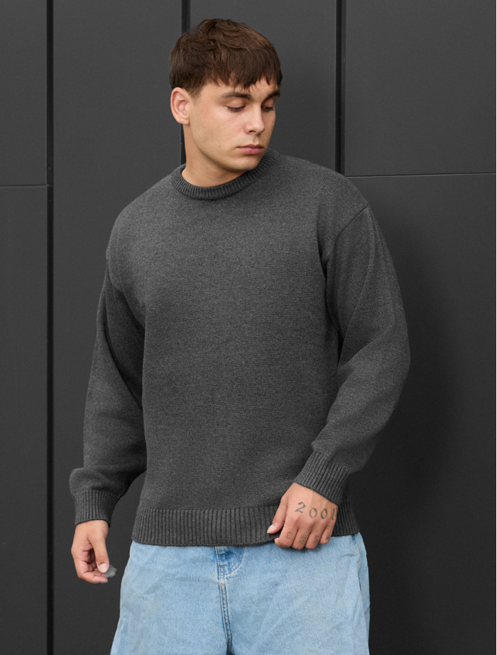 Pulover tricotat Staff 102 hraphite