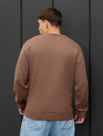Pulover tricotat Staff 102 brown