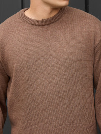 Pulover tricotat Staff 102 brown
