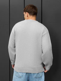 Pulover tricotat Staff 102 light gray