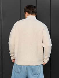 Pulover tricotat Staff 99 milk oversize