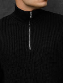 Pulover tricotat Staff 91 black oversize