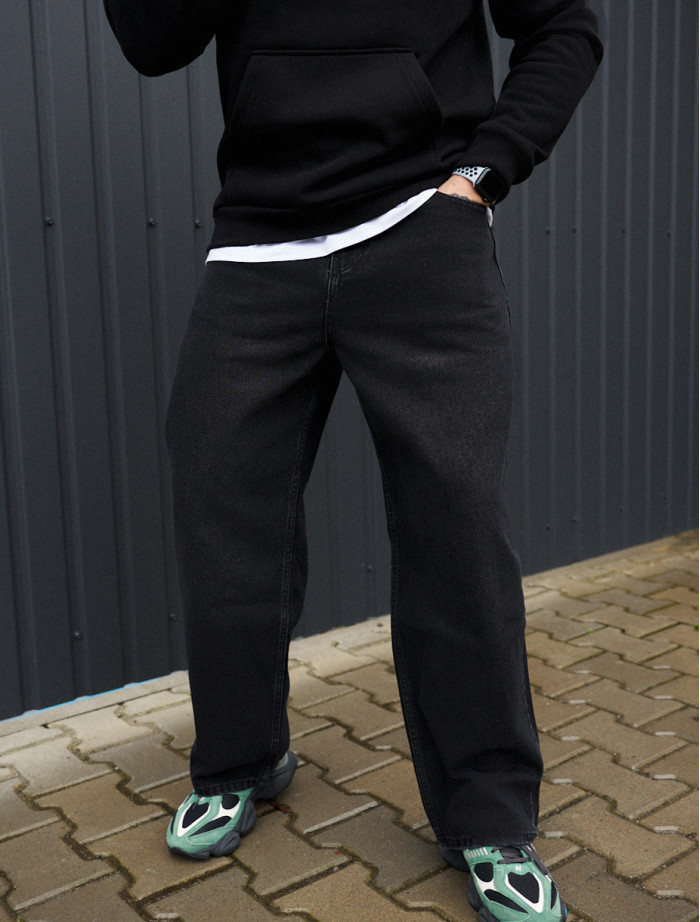 Blugi Staff 030 black baggy