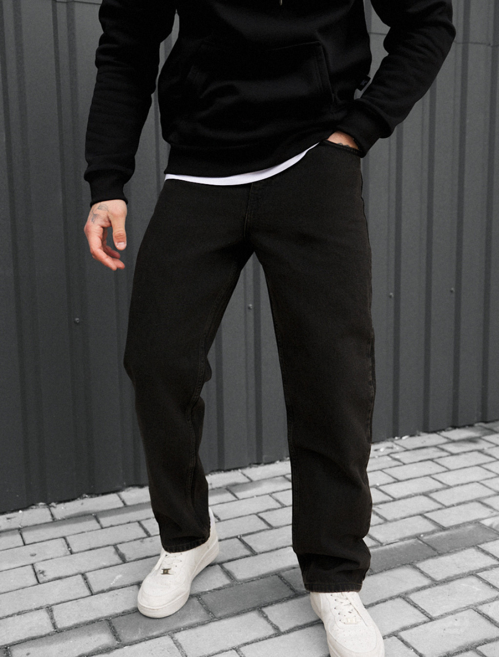 Blugi Staff 054 black baggy