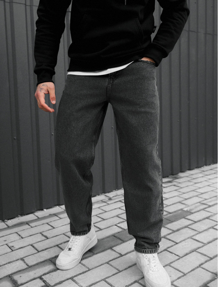 Blugi Staff 013 gray regular mom