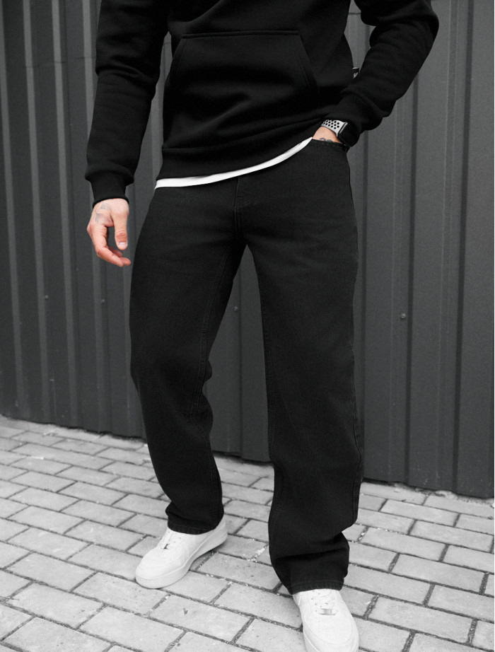 Blugi Staff 027 black baggy