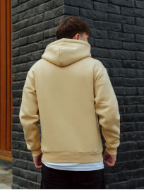 Hanorac Staff beige basic oversize fleece