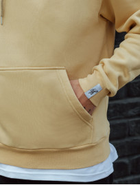 Hanorac Staff beige basic oversize fleece