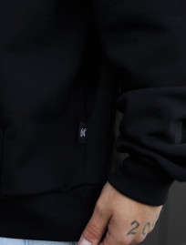 Hanorac Staff black basic oversize fleece