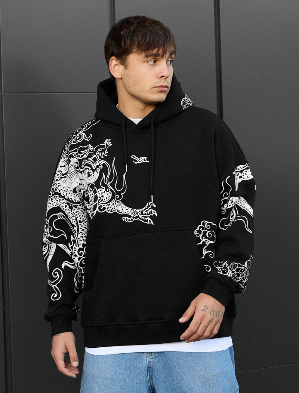 Hanorac Staff dragon oversize fleece