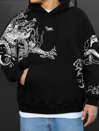 Hanorac Staff dragon oversize fleece