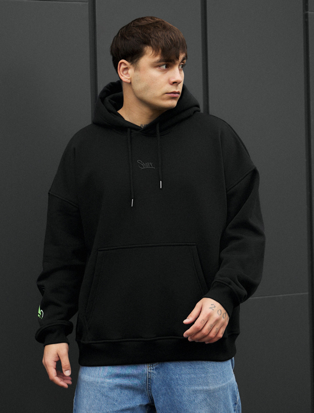 Hanorac Staff stars & logo oversize fleece