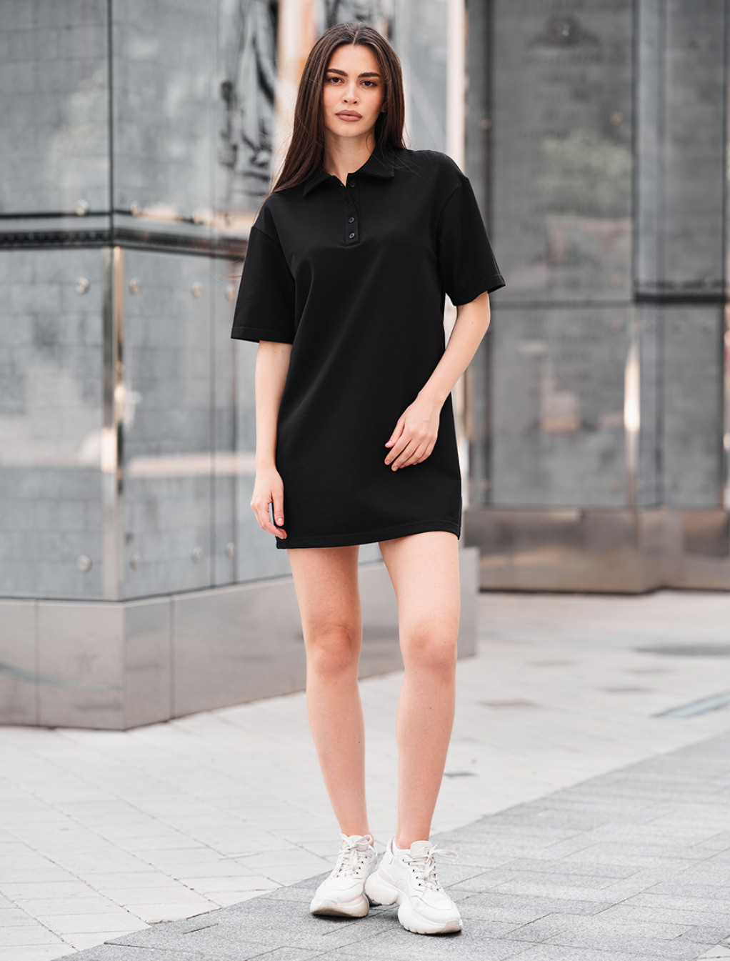 Rochie Staff ca black