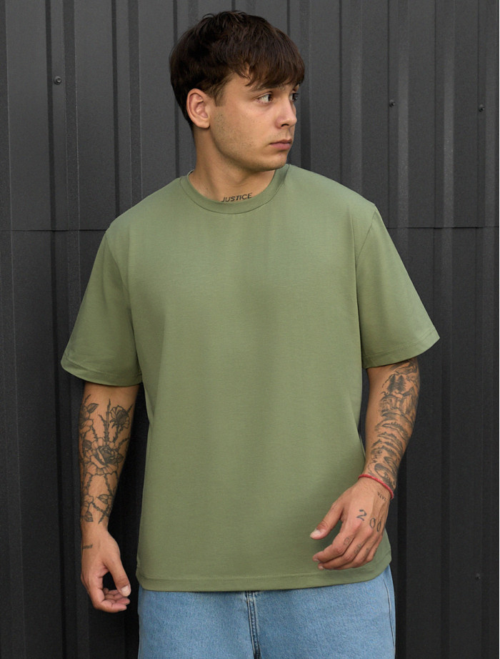 Tricou Staff green oversize