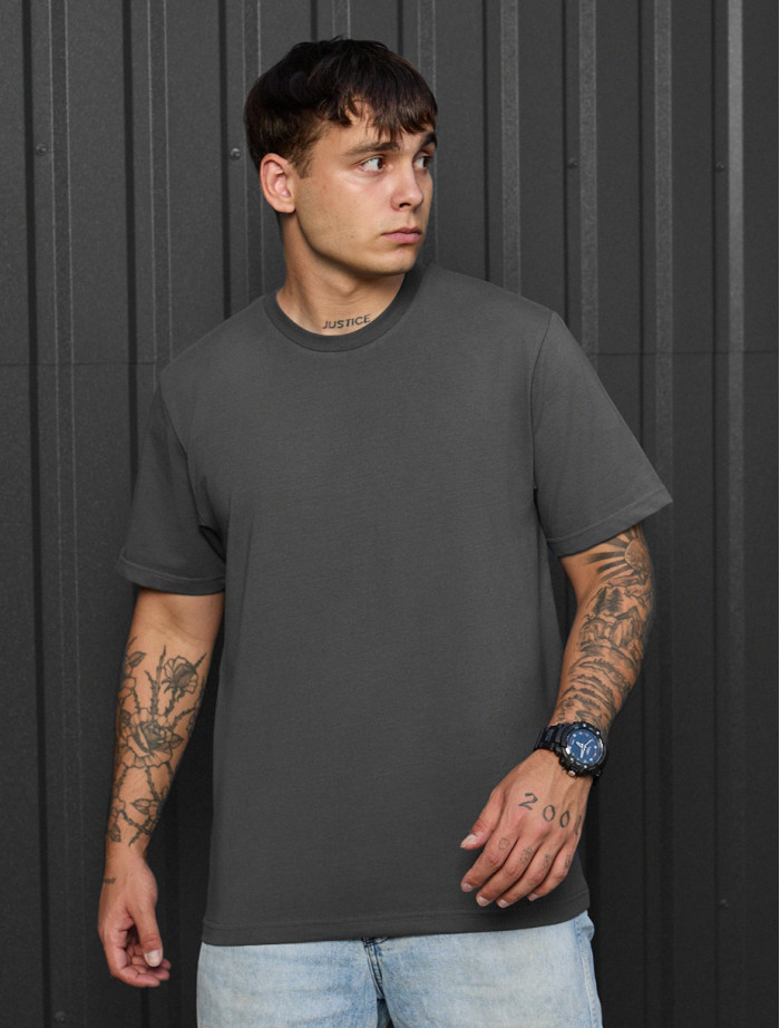 Tricou Staff dv dark gray