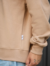 Bluză de trening Staff beige oversize fleece