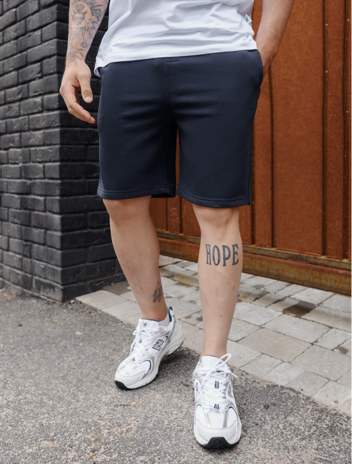 Pantaloni scurți tricotați Staff navy