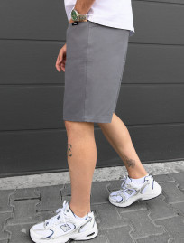 Pantaloni chinos scurți Staff je gray