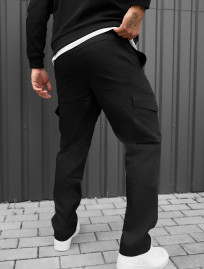 Pantaloni Staff cargo kas black