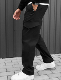 Pantaloni Staff cargo kas black