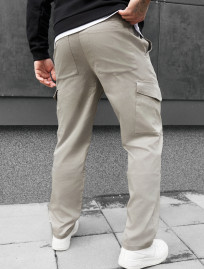 Pantaloni Staff cargo kas light gray