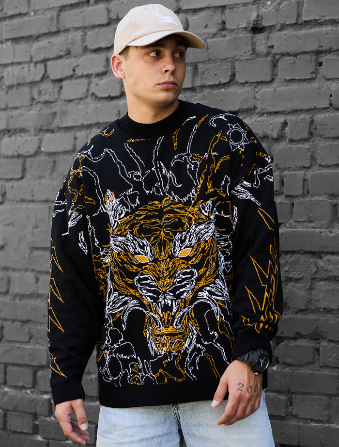 Pulover tricotat Staff c4 oversize