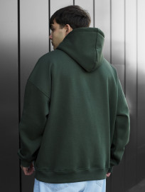 Hanorac Staff khaki basic oversize fleece