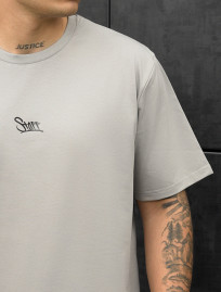 Tricou Staff gray logo