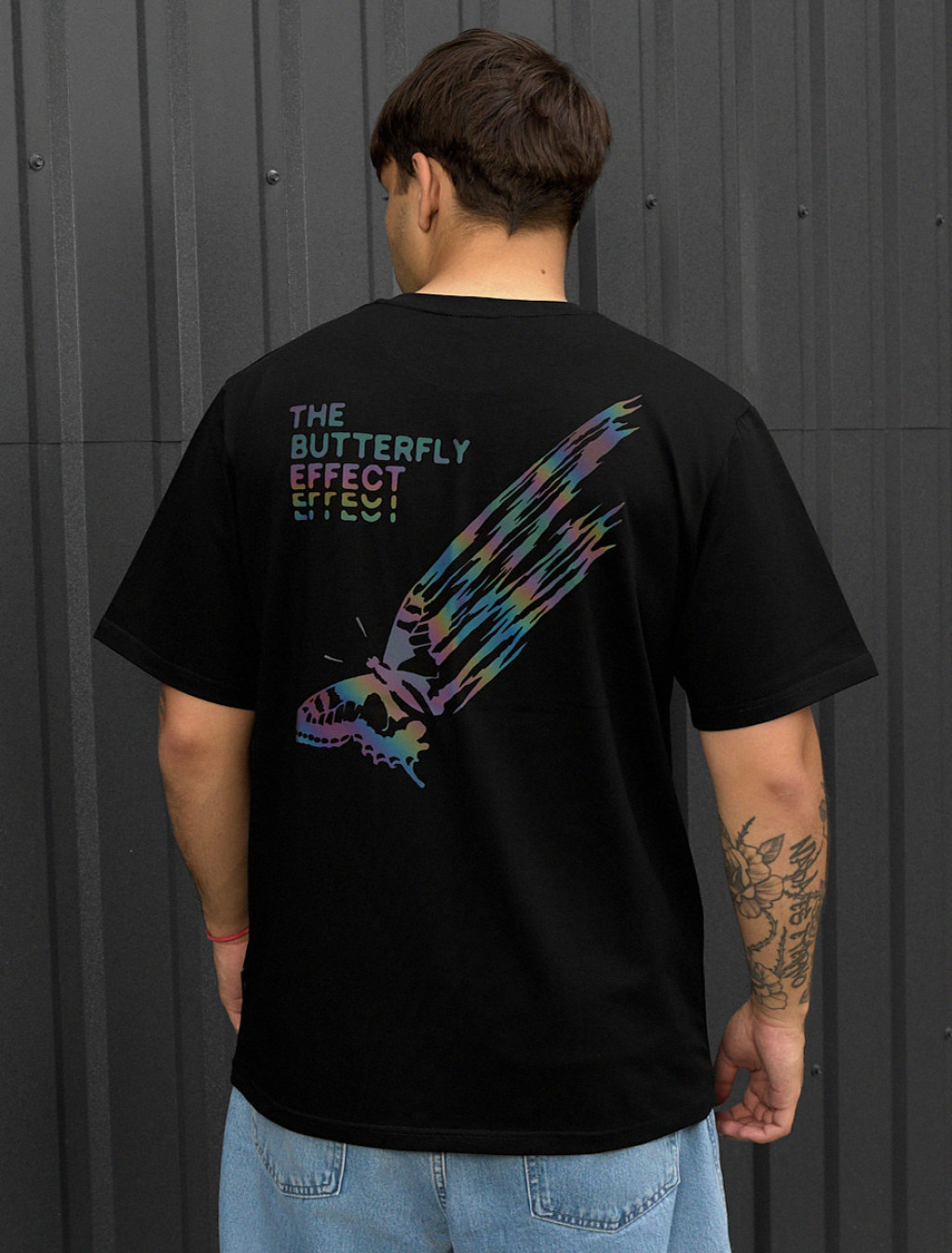 Tricou Staff butterfly effect reflective