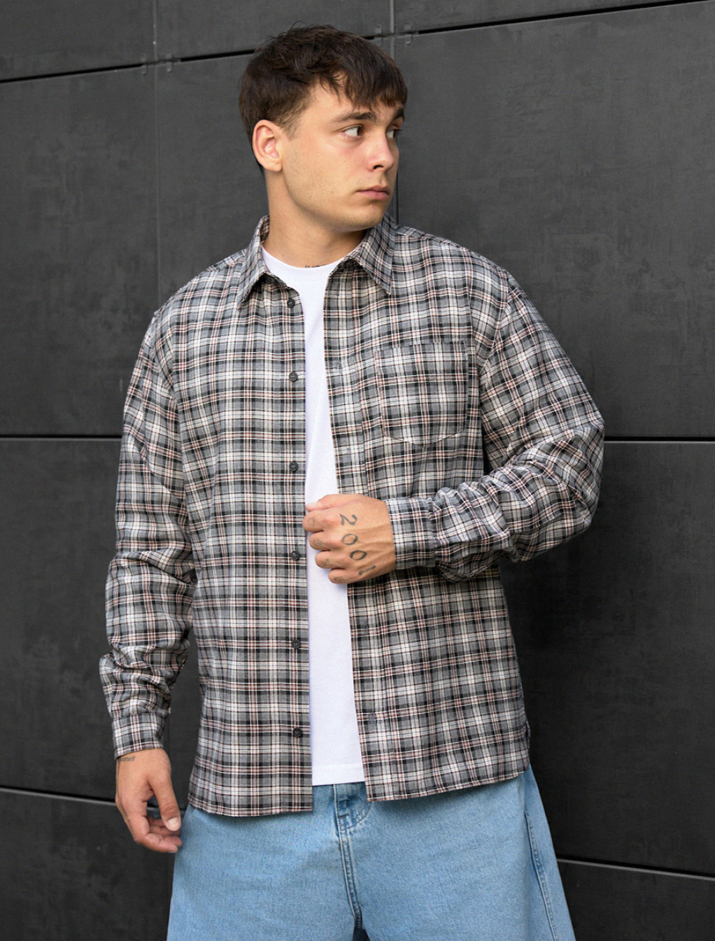 Cămașă Staff ed dark gray